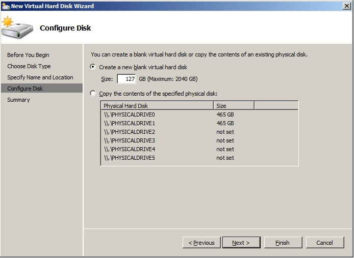 Disk Size